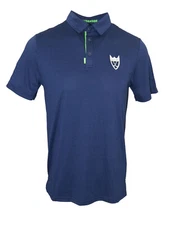 CCM Hockey Senior/Adult Fitted Golf Polo  - Dark Midnight Navy