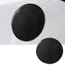 1PCS Real Carbon Fiber Fuel Tank Gas Cap Overlay Cover Fits 14-18 Axela
