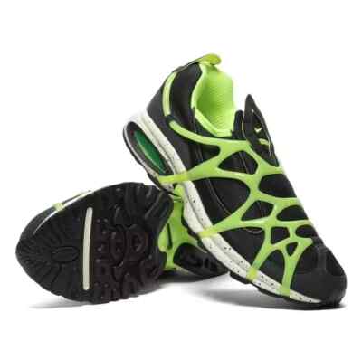 Nike Air Kukini Black Neon Green Volt Mens 10.5 Casual Hybrid