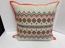 Frontgate Indoor Loloi Cotton Decorative Chair Sofa Throw Bed Pillow 22x22