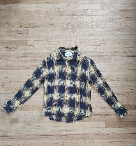 Corridor nyc acid plaid shirt.