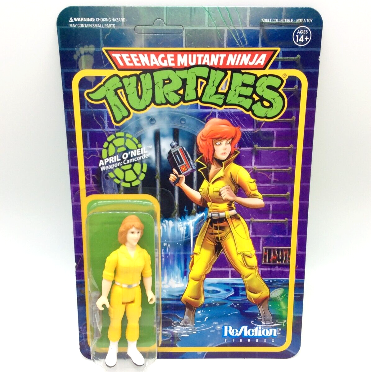Super7 ReAction Figures Teenage Mutant Ninja Turtles APRIL O'NEIL