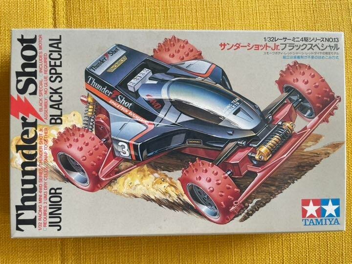 Tamiya 1/32 Mini 4WD Thunder Shot Jr Black Special No.13 | eBay Tamiya 1/32 Mini 4WD Thunder Shot Jr Black Special No.13 | eBay