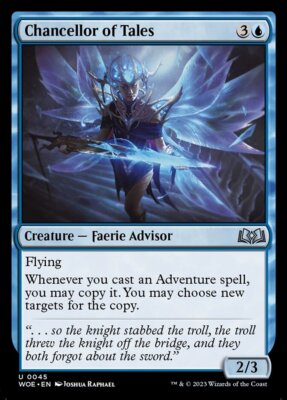 MTG Magic the Gathering Chancellor of Tales (45/515) Wilds of Eldraine LP