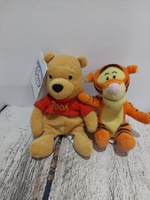 Disney Store Winnie The Pooh  Tigger Bean Bag Plushies - Lot of 2 GUC