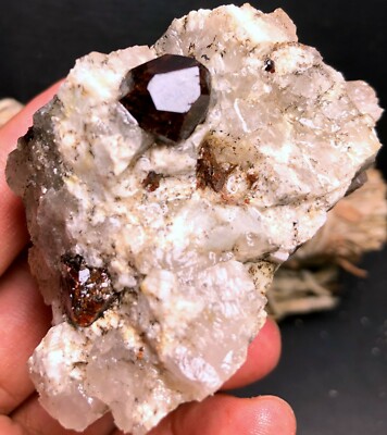 149g New Find Raw Natural rare Garnet crystal specimens Z883