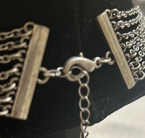 Collar con flecos vintage boho babero moneda pieza distintiva estilo afgano Kuchi - Imagen 4 de 5