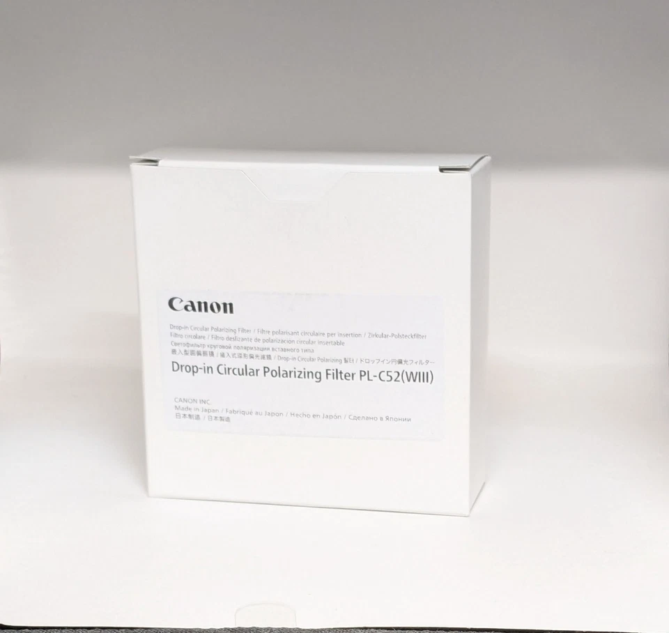 CANON PL-C52 (WIII) Drop-In Circular Polarizing Filter New F/S - Image 3 of 4