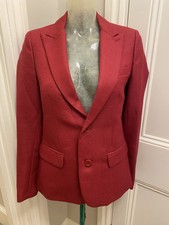 Zadig & Voltaire Luxe Red Blazer Sz Small