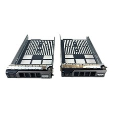 Lot of 2 Dell 3.5 SAS SATA Tray Caddy X968D 0...