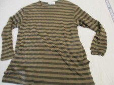 Womens get the impressions brown striped blou...