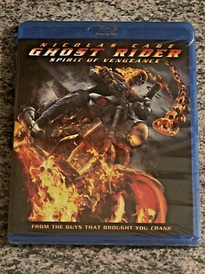 Ghost Rider: Spirit of Vengeance (Blu-ray, Marvel, 2011 Nicolas Cage Film) NEW