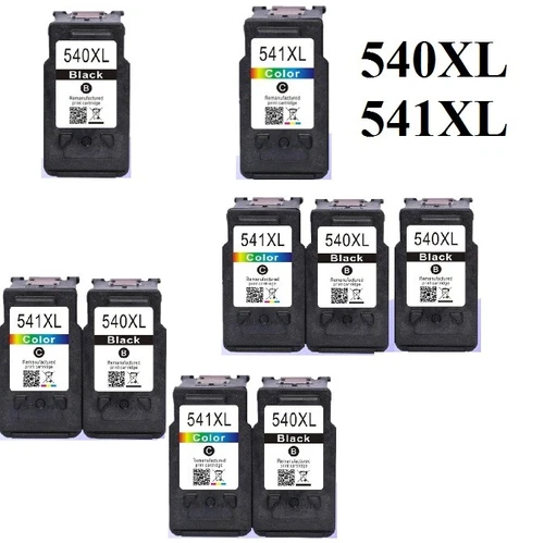 Cartouches compatibles Canon 540 et 541 XL ( Pixma MG MX TS ) PG540 CL541 PG CL