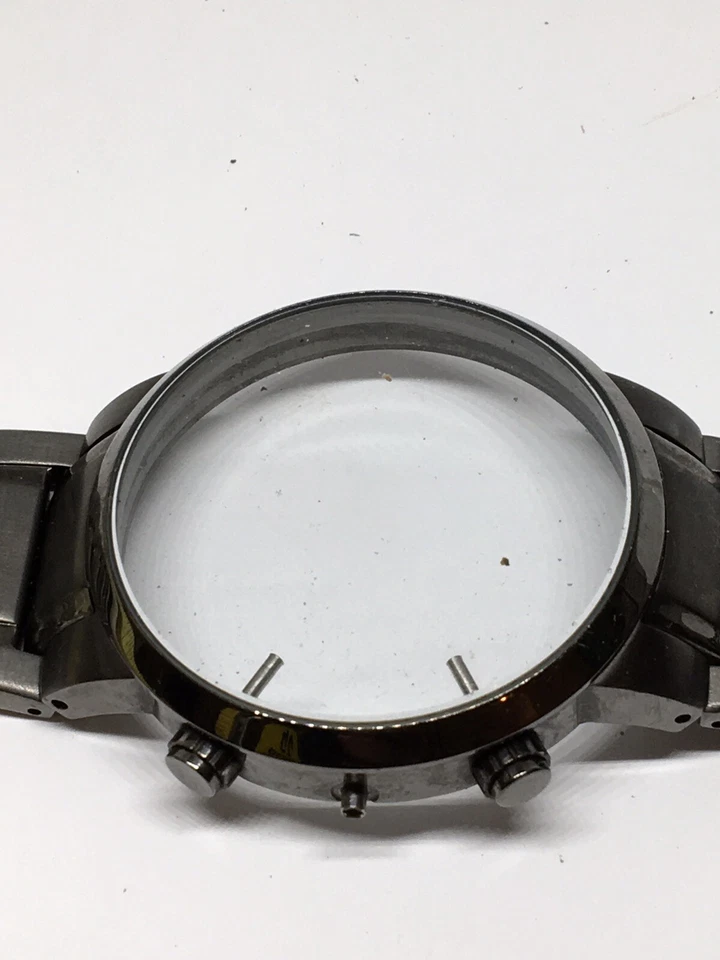 Auténtica correa de reloj fósil pulsera eslabones estuche uso para piezas usado 26 mm V799 Foto 4 de 4