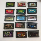 GBA Game Lot 15 Games Dragon Ball Z GT Spider-Man 3 Nemo Scooby Doo