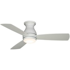 Fanimation Fans FPS8332BMWW Hugh 44 44 inch Matte White Fan-Uni