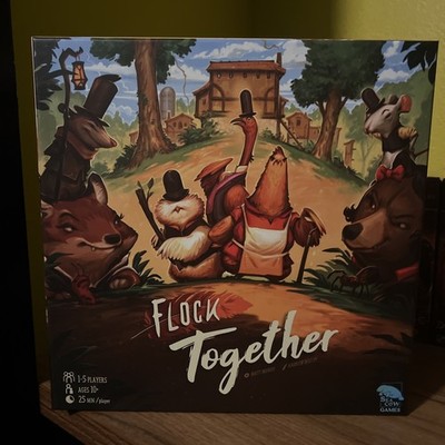 Flock Together Board Game -2024 Sea Cow Games, Excellent With Extra Dice!