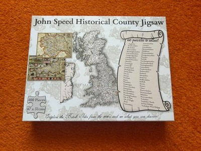Karte von Lincolnshire von John Speed - 400-teiliges Puzzle