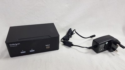 NEU Startech SV231DPDDUA2 2 Port DisplayPort Dual-Monitor KVM Switch 4k 60 Hz