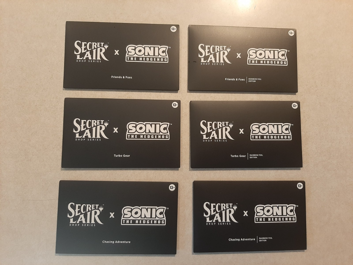 MTG Sonic x Secret Lair 100% Complete Bundle Foil and Non