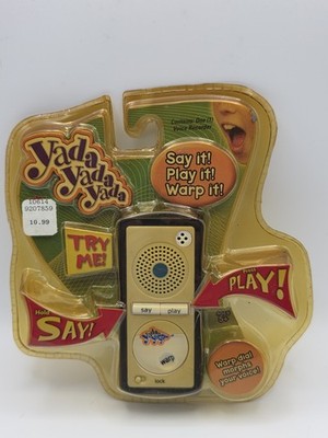Yada Yada Yada Voice Recorder Toy Big Time Toys Say Play Warp It Ages 5+ NEW