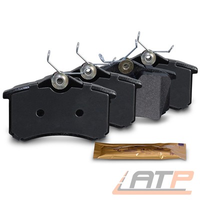 SATZ BREMSBELÄGE HINTEN FÜR AUDI A4 8E BJ 04-08 A6 3.0 ALLROAD 2.5 TDI