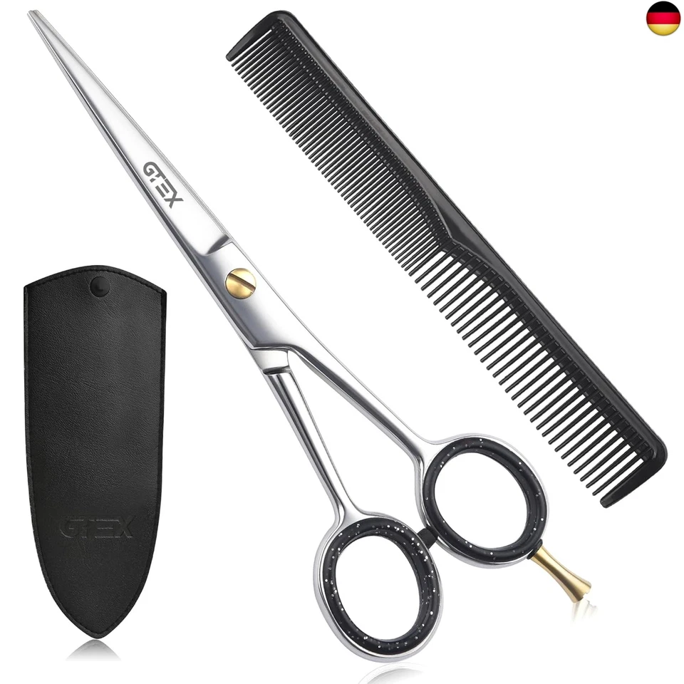 GTEX Friseurschere, Professionelle Haarschneideschere 6,5 Zoll Prämie Schere
