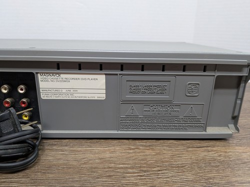 DV225MG9 VCR Magnavox Combo Player VHS 4 Head Hi Fi DVD VHS Gray Tested - Picture 6 of 12