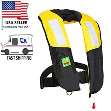 Premium Manual Inflatable Life Jacket Life Vest PFD Boating Fishing Fast Ship