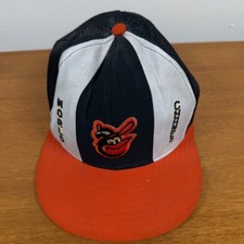 Vintage Lucky Stripes Baltimore Orioles World Champs Hat Snapback Made in USA