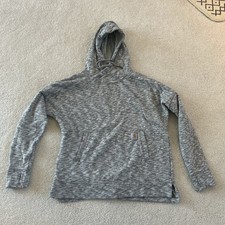 Carhartt Relaxed Fit Midweight Hoodie Heather Gray Women  s Medium Excellent Cond