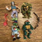 Vintage Lot of TMNT Teenage Mutant Ninja Turtles Action Figures & Accessories NR