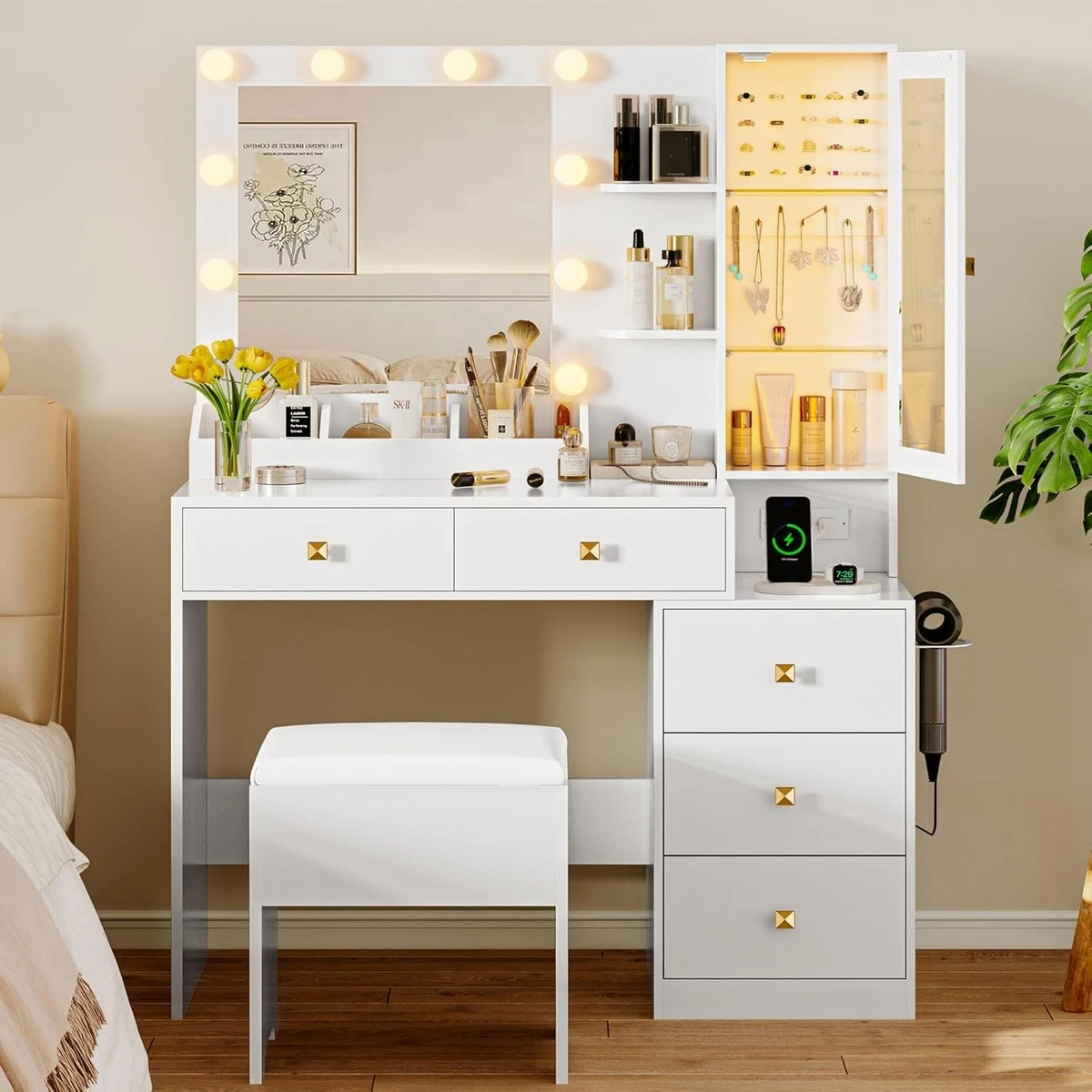 white christmas dresses Kusiak Vanity Dressing Table