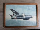 F W Ash 1943 Framed Image of Martin Marauder In Flight. USAAF WW2