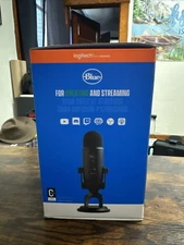 Logitech for Creators Blue Microphones Yeti USB Microphone (Blackout)