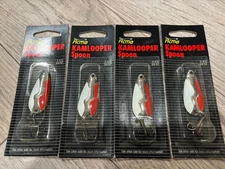 4 NEW NOS Acme Kamlooper Spoon 3/8oz S-470 Steelhead Salmon Walleye Rare USA