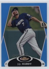 2008 Topps Finest Blue Refractor 172/299 JJ Hardy #83 t4l