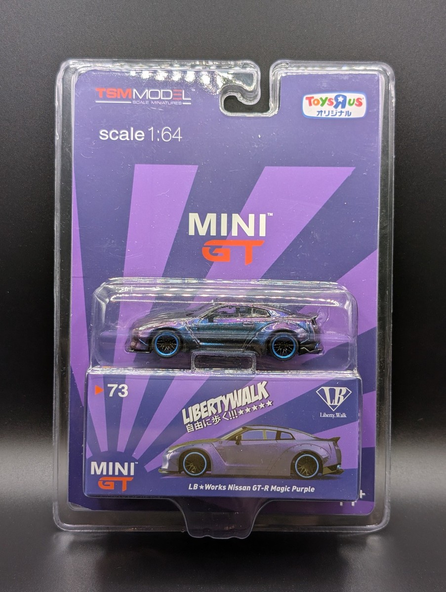 ミニカー MINI GT LB NISSAN GT-R Magic Purple R35 1:64 MINI GT LB WORKS Nissan GTR R35 Magic Purple Toys R Us