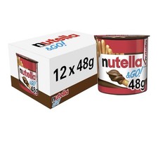 Nutella & Go! Hazelnut Spread with Breadsticks - 12 x 48g Packs - Bulk Case