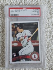2011 Topps Update #US175 Mike Trout RC Angels GEM MINT PSA 10 ROOKIE CARD SLAB