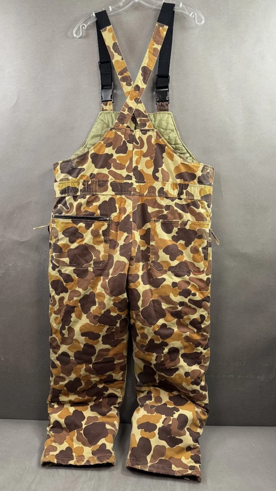 Baberos de Colección Gamehide Hombres Grandes Marrón Pato Camuflaje Aislado Caza Ciervo Pato Foto 3 de 4