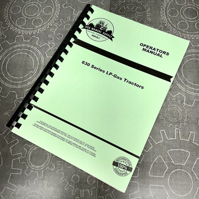 #ad Operators Manual Set fits John Deere 630 Series LP Gas Tractor Owners Book $19.97