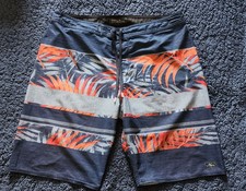 O Neill Superfreak Boardshorts 36 Men's Multicolor Swim Trunks Board Shorts