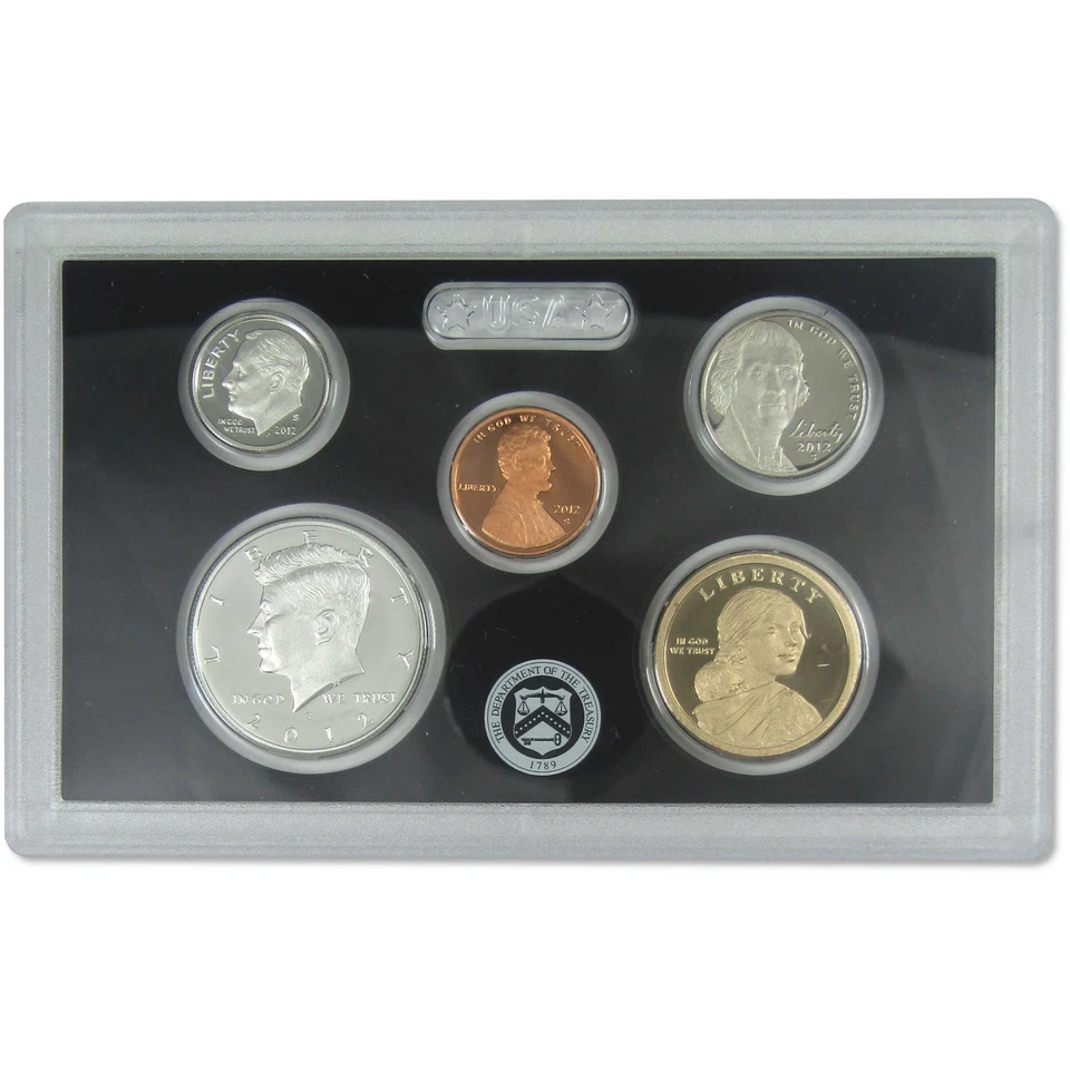 2012 Silver Proof Set U.S. Mint Original Government Packaging OGP COA - Image 2 of 4
