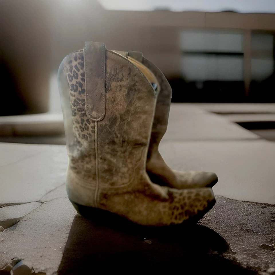 Botas de Vaquero The Old Gringo Mujer Cuero Tostado Envejecido Talla 9B México Foto 2 de 4