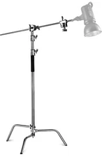 Neewer Pro 100% Stainless Steel Heavy Duty C Stand with Boom Arm Max Height 11ft