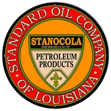Large Standard Oil Company Gas Station Reproduction Sign 18×18