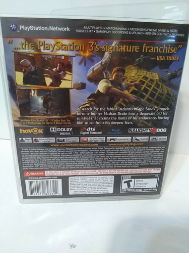 Uncharted Drakes Fortune 1 2 3 PlayStation 3 PS3 Video Game - Picture 10 of 12