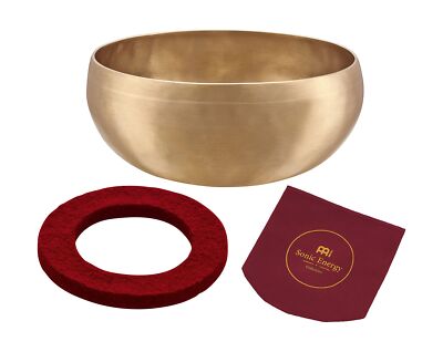 Meinl Sonic Energy Bronze Venus Flower Singing Bowl with Felt Ring and Cover ...