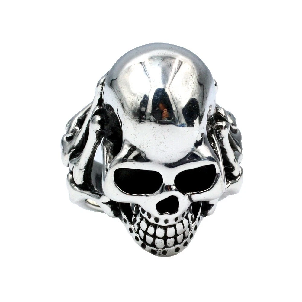 Мужские кольца Biker из стерлингового серебра без камней